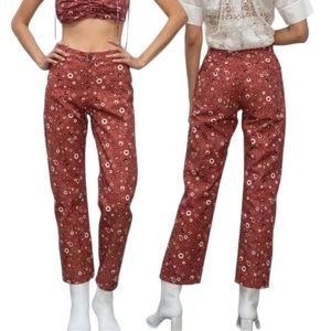 Kurt Lyle X Toit Volant Harvey High Waist Canvas Trouser Pant size XS